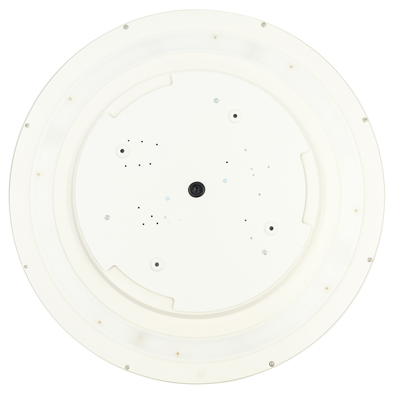 Alkes 585 LED Aufbauleuchte weiss Ansicht von hinten