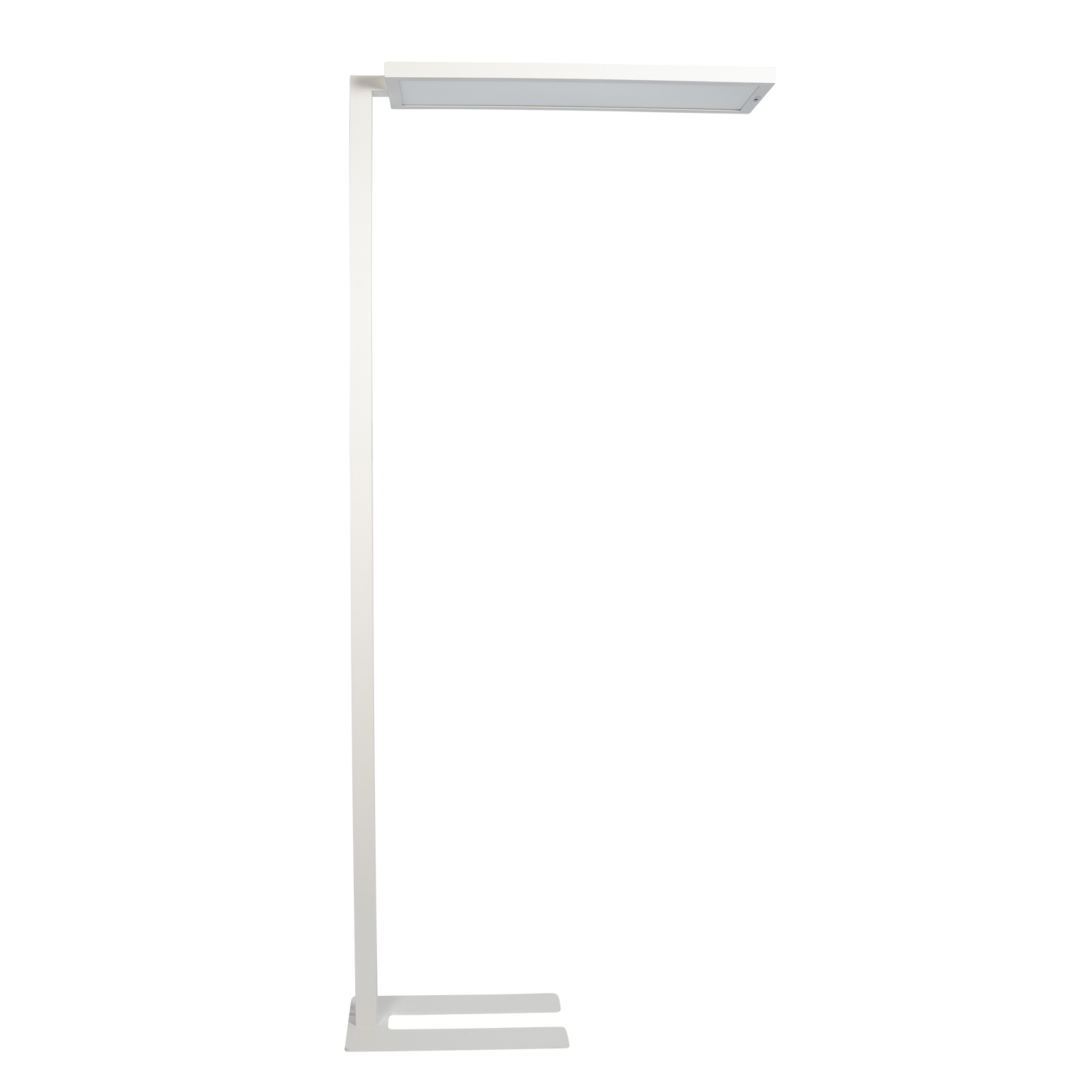 Fulu LED Stehleuchte weiss Seitenansicht
