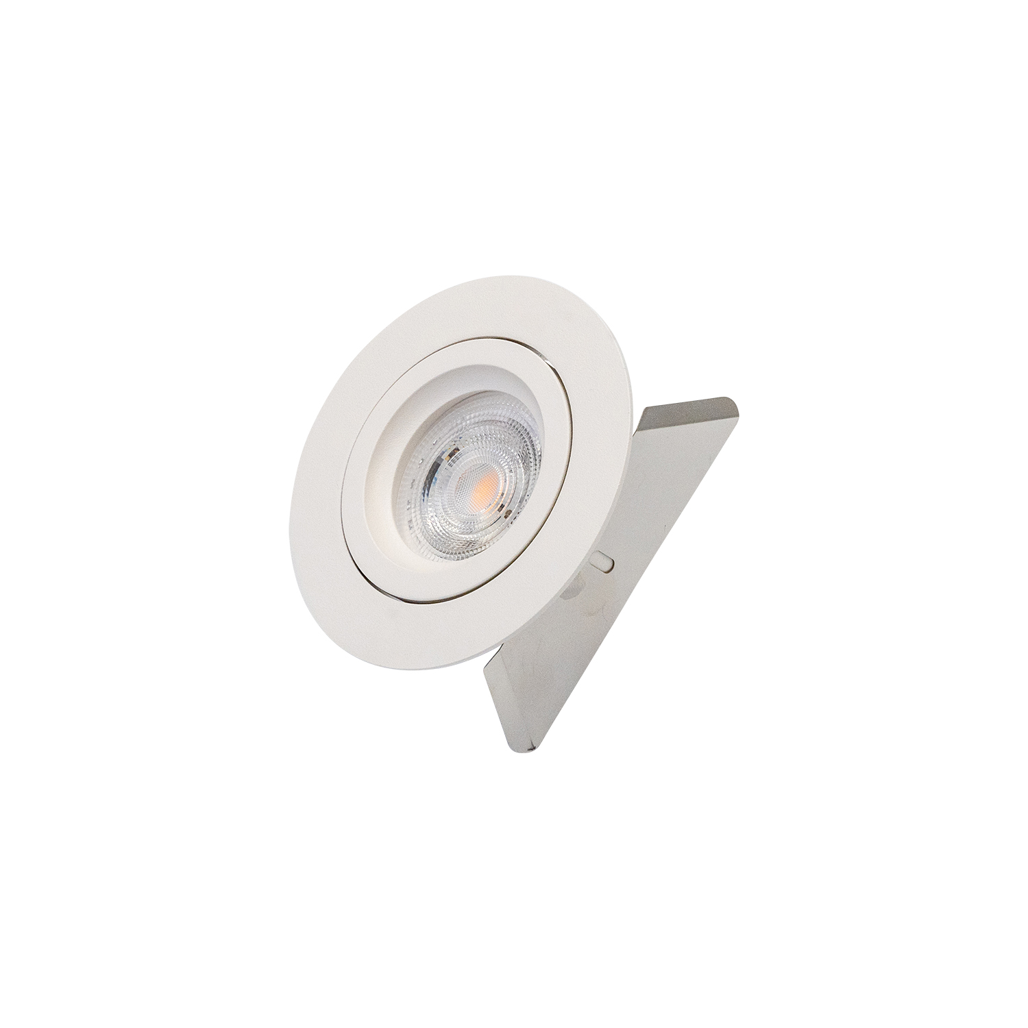 SET LED GU10 80mm weiss-matt