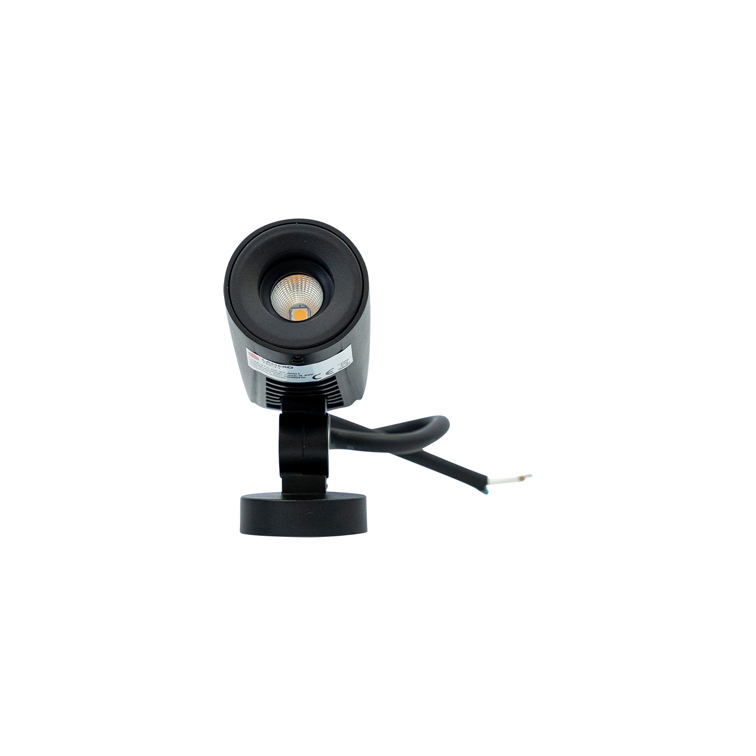 Core-S LED Gartenstrahler schwarz Ansicht von vorne