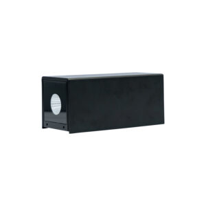 Wandleuchte Tangra-Q 24W, schwarz