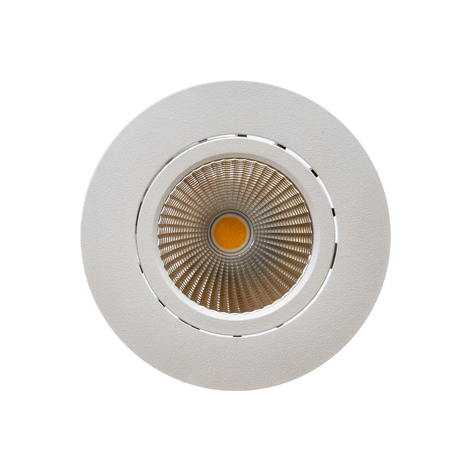 Mago 68 LED Einbauspot weiss-matt Ansicht von vorne