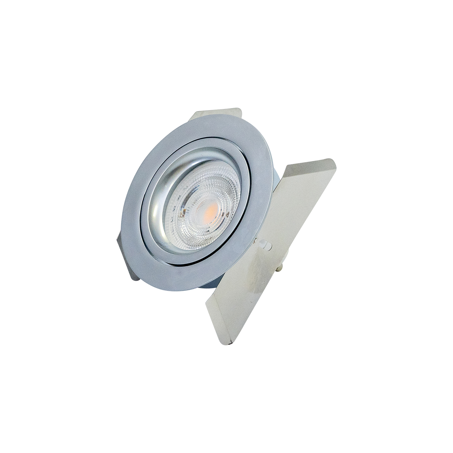 SET LED GU10 68mm chrom-matt