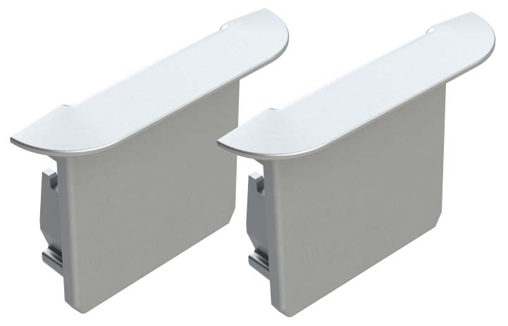 Luxkit Endkappe zu Profil K20, Aluminium