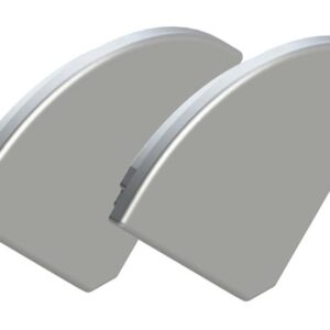 Luxkit Endkappe zu Profil L30-C30, silber