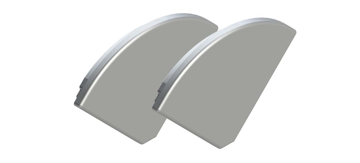 Luxkit Endkappe zu Profil L30-C30, silber