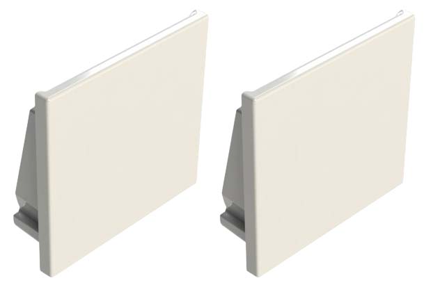 Luxkit Endkappe zu Profil 20, weiss