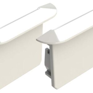 Luxkit Endkappe zu Profil K20, weiss