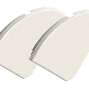 Luxkit Endkappe zu Profil L30-C30, weiss