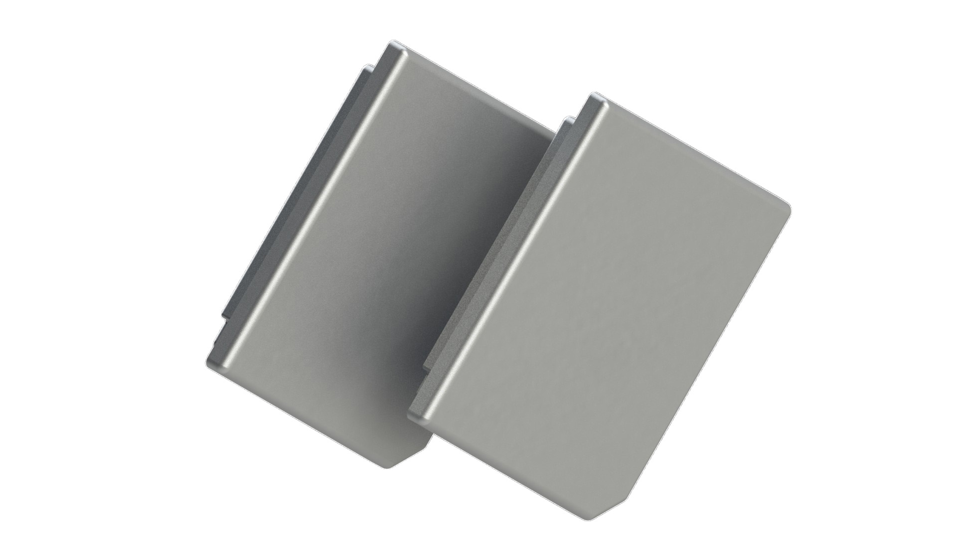 Luxkit Endkappe zu Profil L30-C30, silber